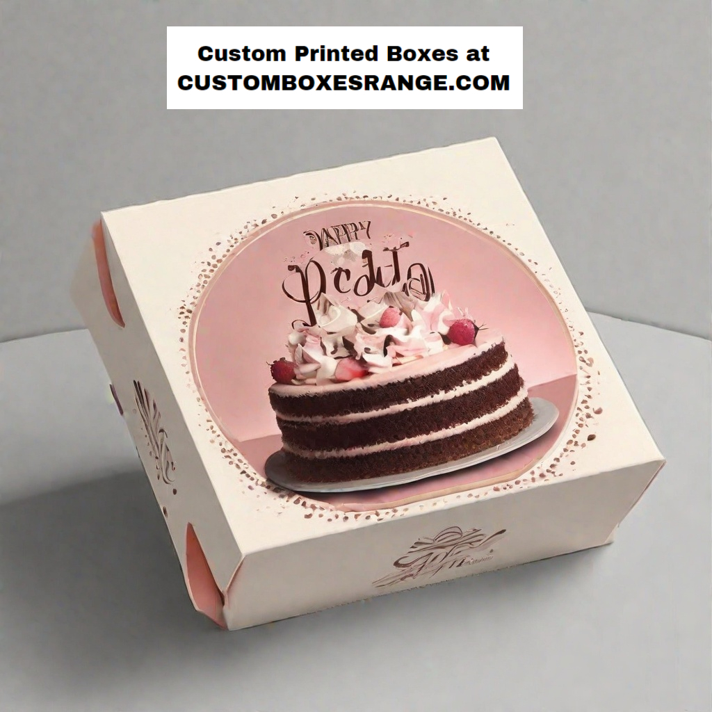 Why is it important to choose sturdy and secure printed cake boxes?