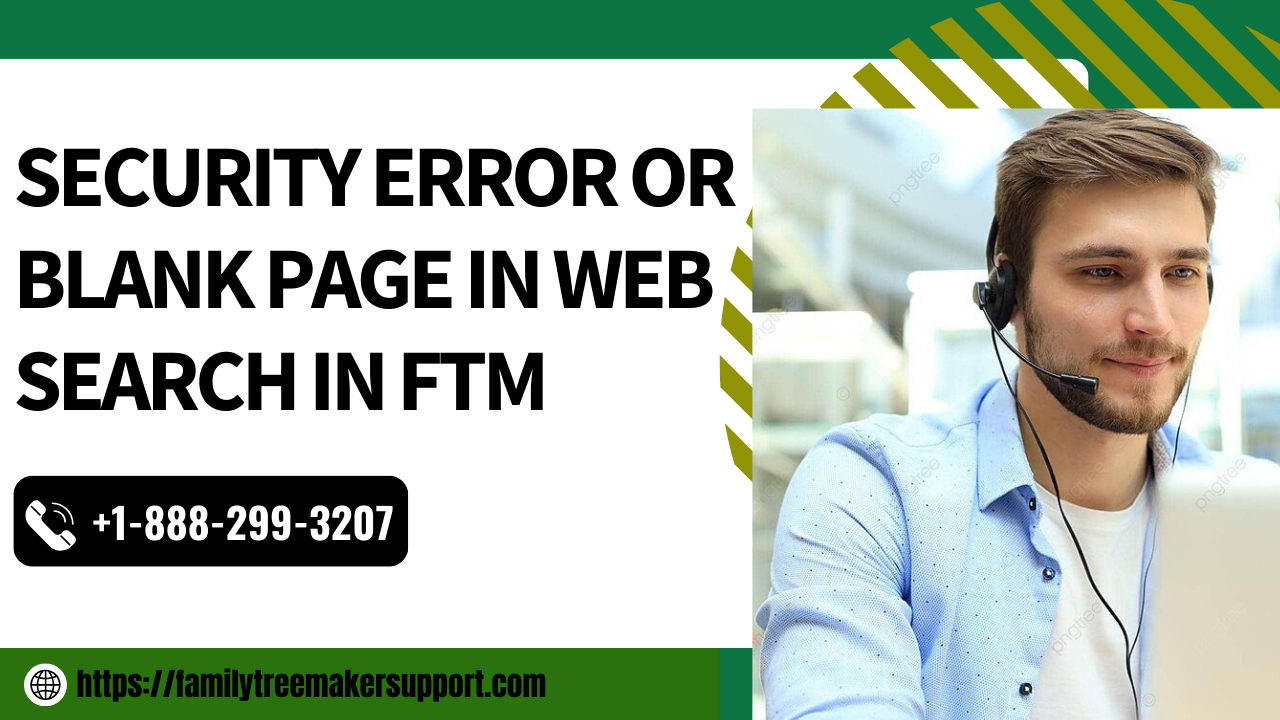 Security Error or Blank Page in Web Search in FTM