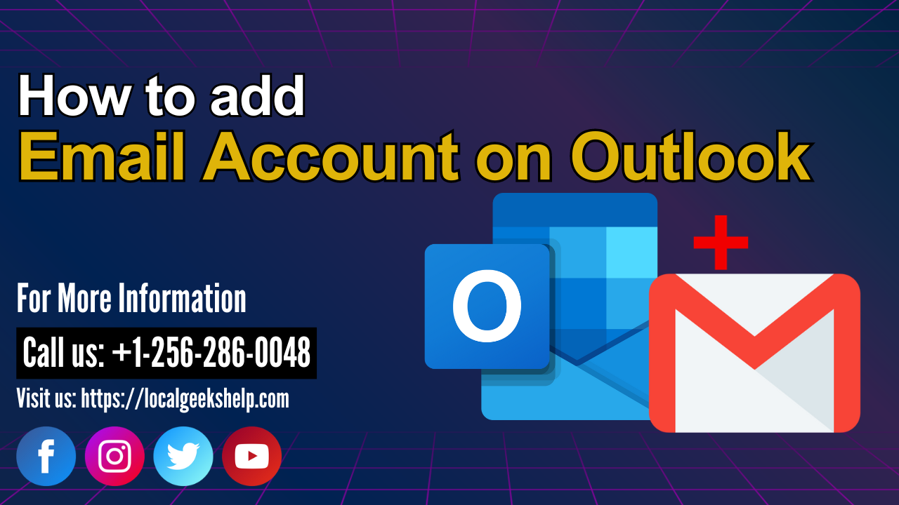 How to add Email Account on Outlook